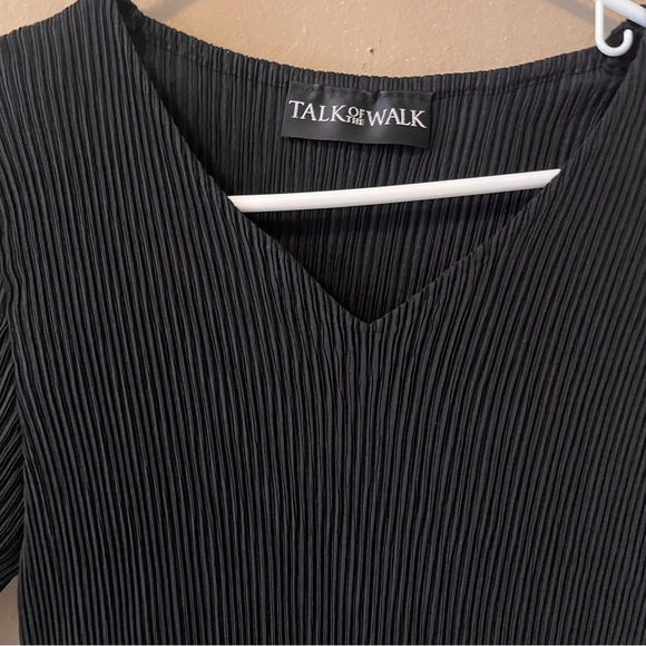 🏷️ 🆕 🎉 black ribbed quarter sleeve v-neck layered grunge witchy dress - Picture 11 of 14